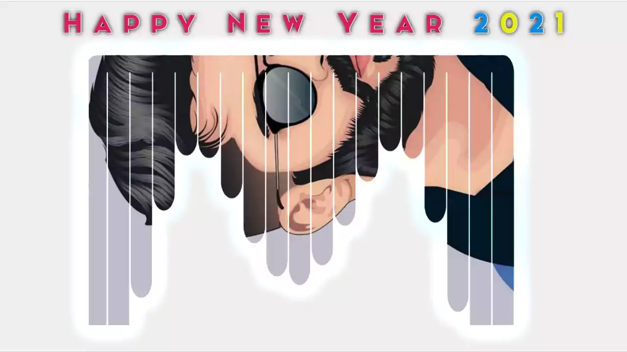 Happy New Year Avee Player Template