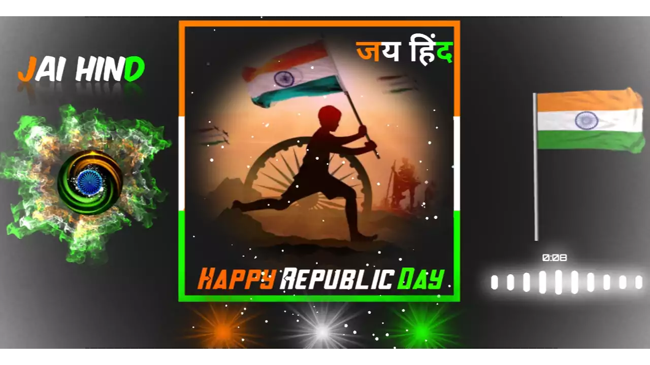 Republic Day Avee Player Template 2021