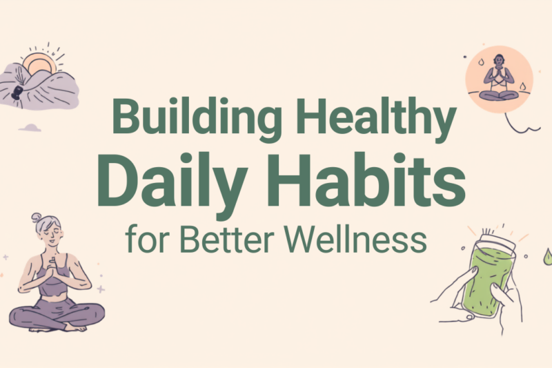 Guide to Building Healthy Daily Habits for Better Wellness