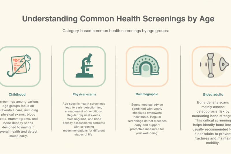 Guide to Understanding Common Health Screenings by Age